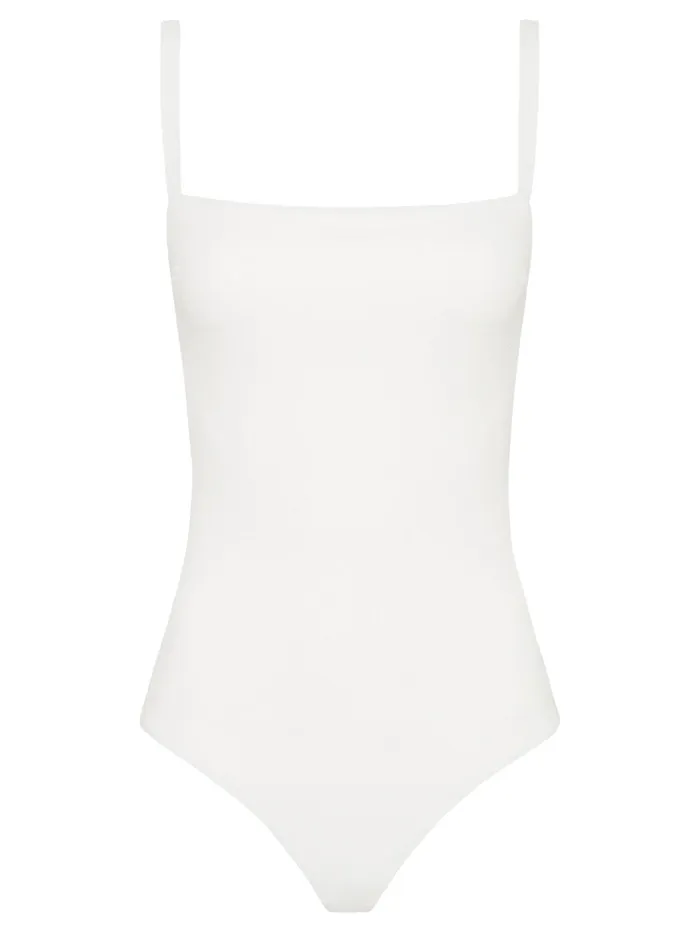 Women Matteau 8211 Square Maillot In White The UNDONE Swimwear