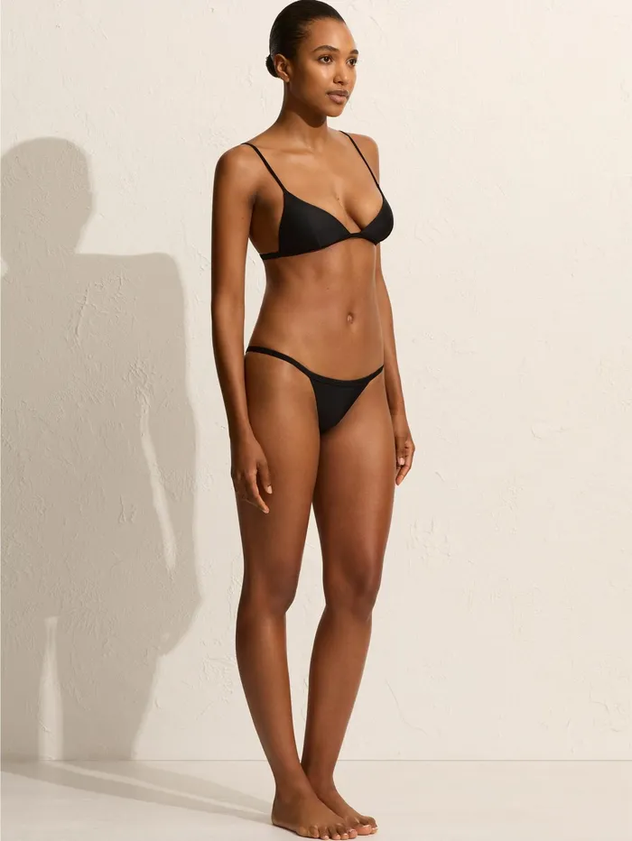Women Matteau Swim 8211 Petite Bikini Brief In Black The UNDONE Swimwear