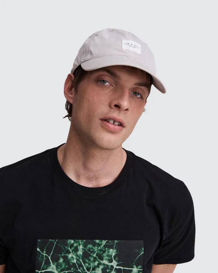 WomenMen Rag and Bone Hats Addison Baseball Cap Antique White WomenMen Rag and Bone Hats Addison Baseball Cap Antique White