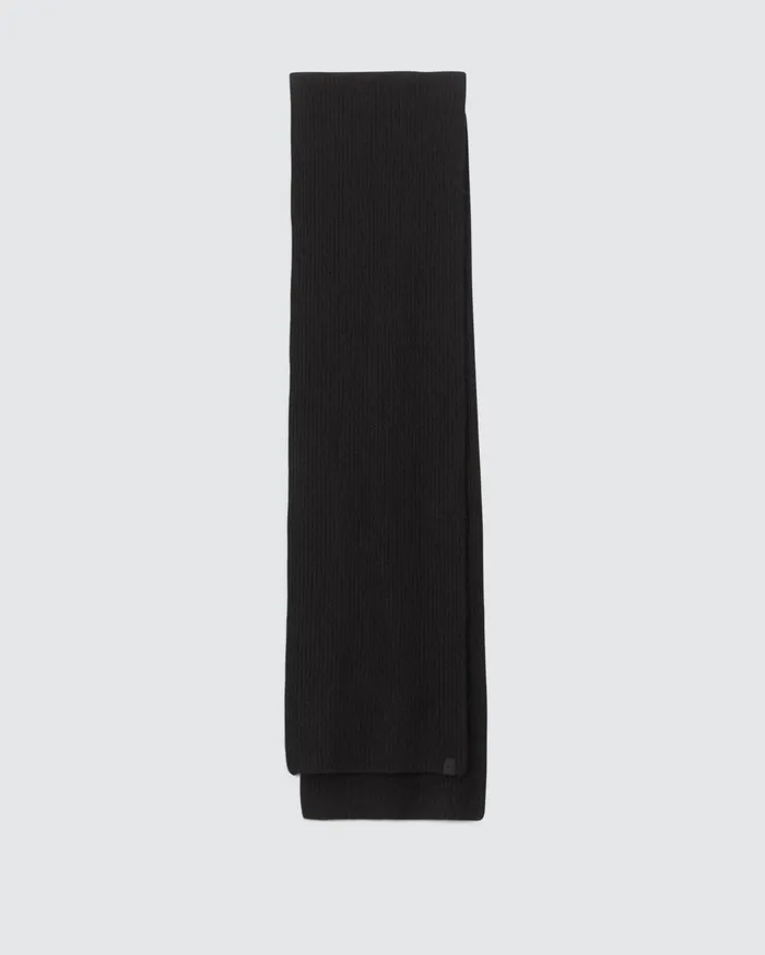 WomenMen Rag and Bone Scarves and Ponchos Ace Cashmere Scarf Black