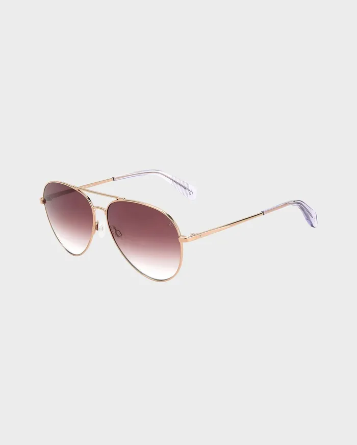 WomenMen Rag and Bone Sunglasses Ren Red Gold