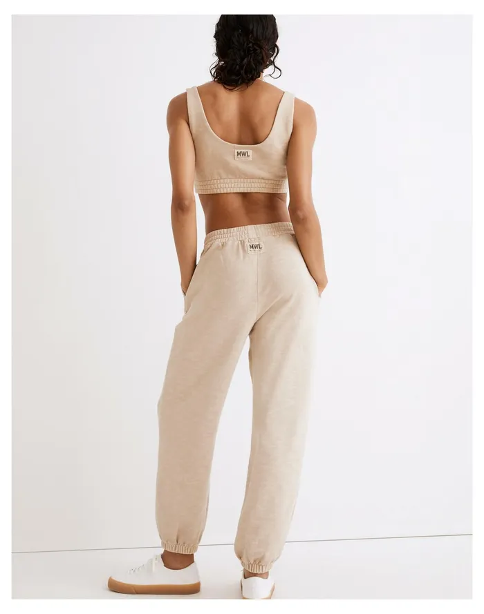 Women MWL Oversized Sweatpants Dried Flax Madewell MWL Athleisure Women MWL Oversized Sweatpants Dried Flax Madewell MWL Athleisure