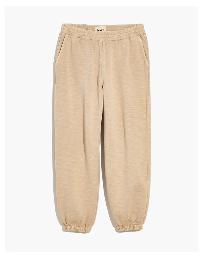 Women MWL Oversized Sweatpants Dried Flax Madewell MWL Athleisure Women MWL Oversized Sweatpants Dried Flax Madewell MWL Athleisure