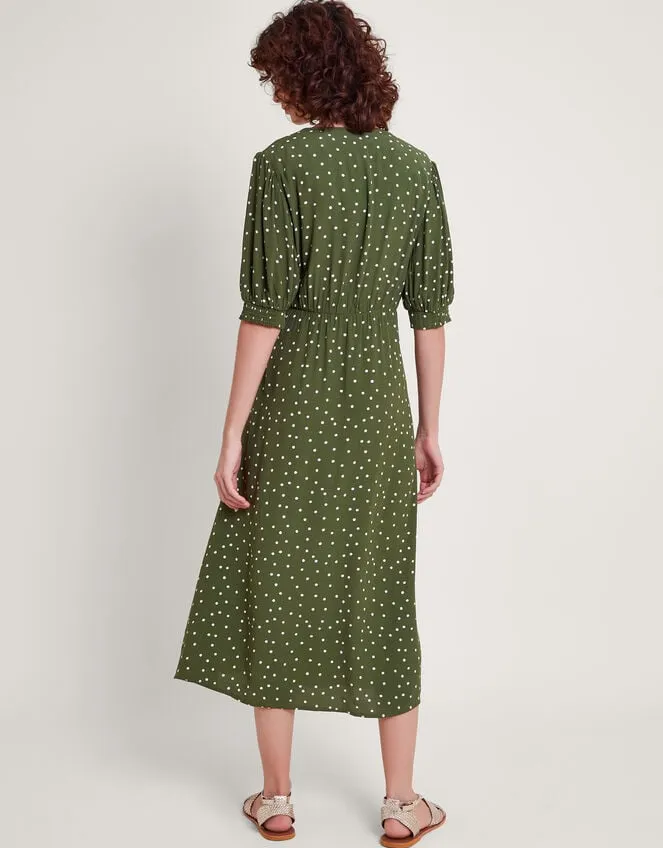 Women Myla Embroidered Tea Dress Green Monsoon Dresses