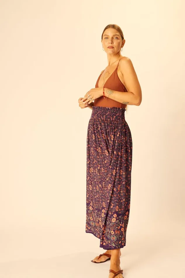 Women Natalie Martin Bottoms Bella Skirt Petite Fleur Aubergine