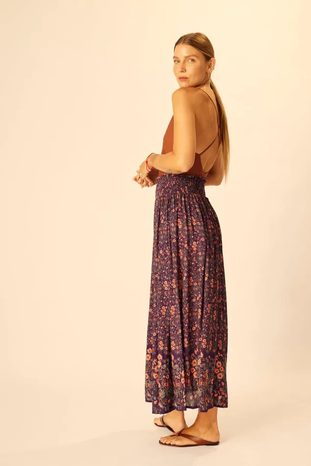 Women Natalie Martin Bottoms Bella Skirt Petite Fleur Aubergine
