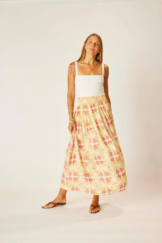 Women Natalie Martin Bottoms Bella Skirt Prairie Dusty Crimson