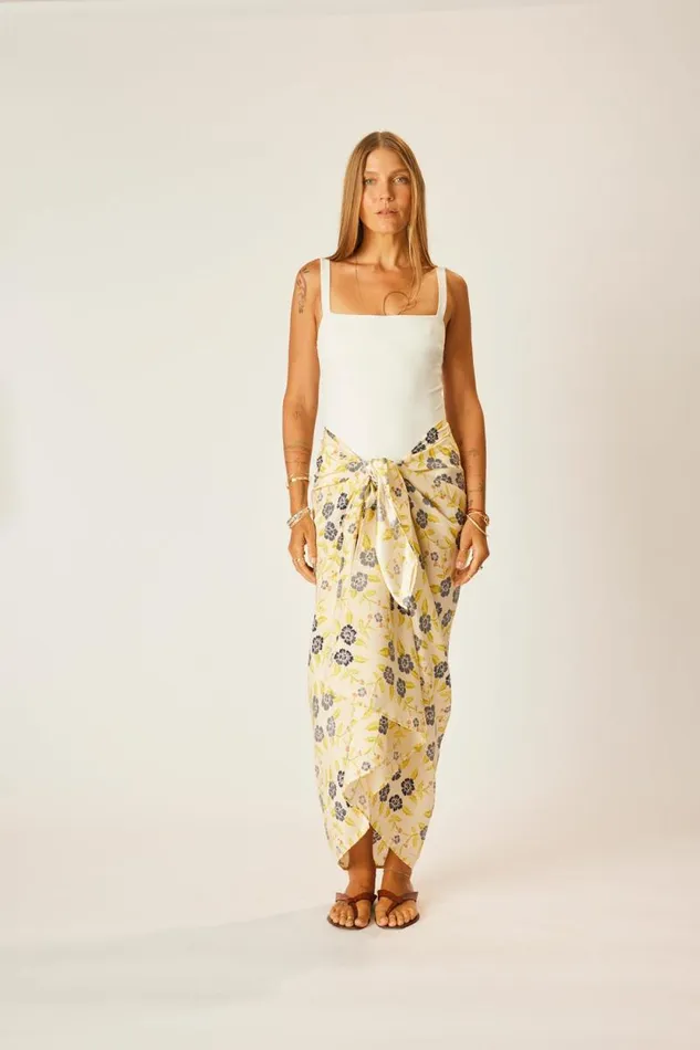 Women Natalie Martin Bottoms Sarong Prairie Indigo