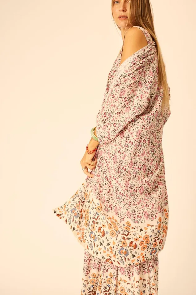 Women Natalie Martin Coverups Lennon Kimono Petite Fleur Rose