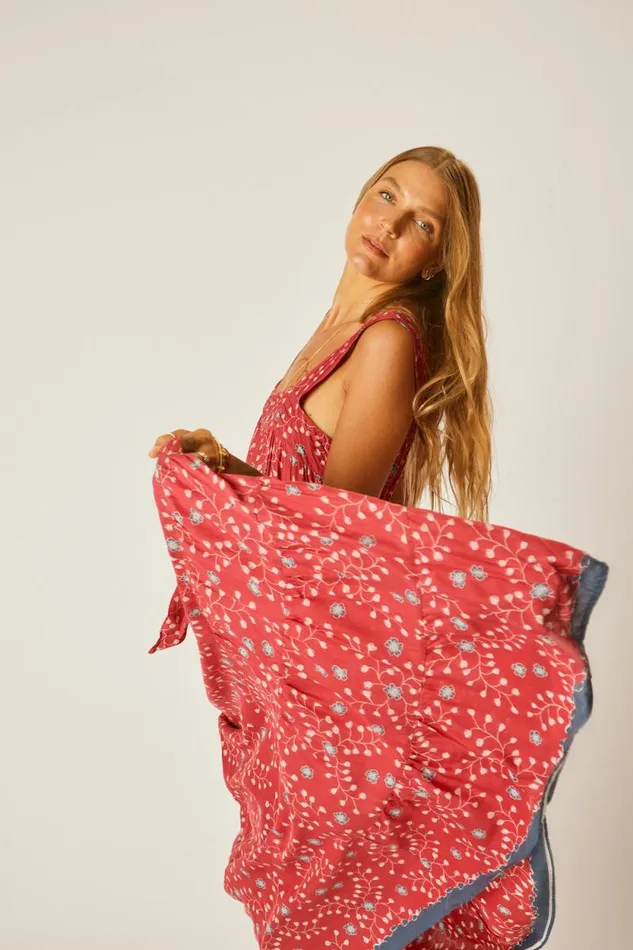Women Natalie Martin Dresses Jasmine Maxi Pinwheel Barn Red