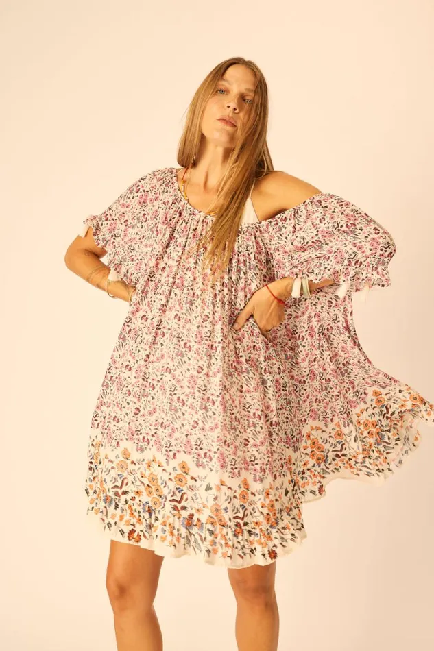 Women Natalie Martin Dresses Marina Dress Petite Fleur Rose