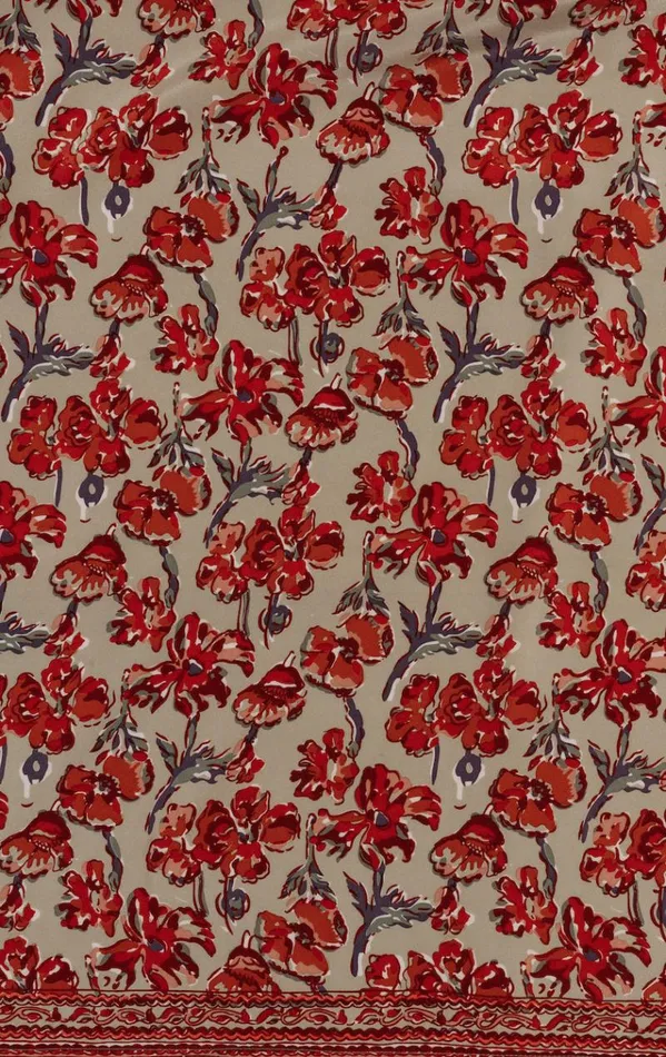 Women Natalie Martin Sash Belt Silk Watercolor Print Dove