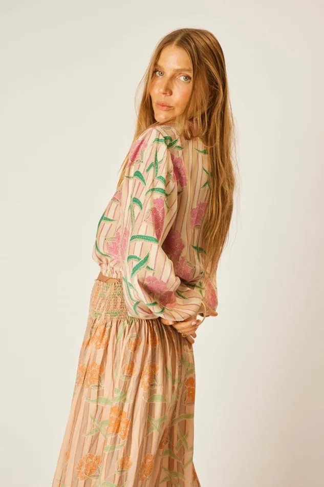 Women Natalie Martin Tops Amelia Top Chamomile Rose