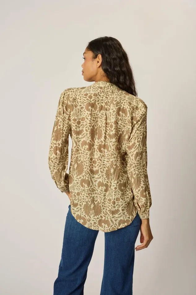 Women Natalie Martin Tops Leslie Shirt Paros Tan