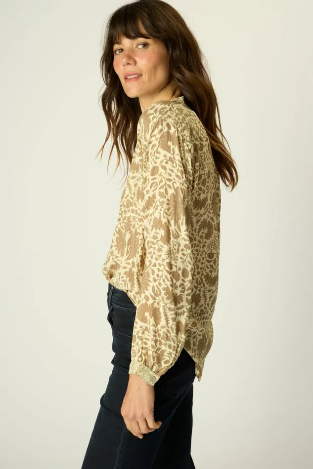 Women Natalie Martin Tops Leslie Shirt Paros Tan
