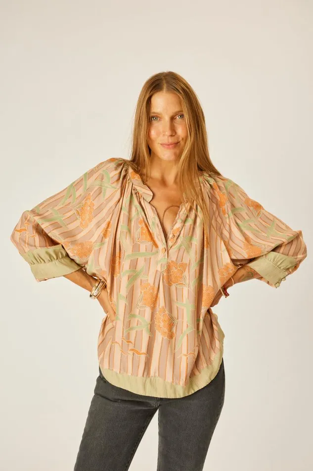 Women Natalie Martin Tops Remy Top Chamomile Apricot