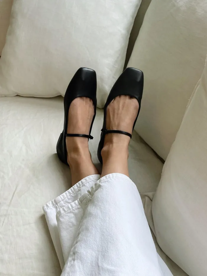 Women Nelson Made 8211 Phoebe Flat In Black The UNDONE Flats