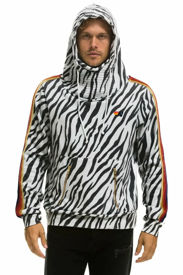 Women NINJA PULLOVER HOODIE 8211 ZEBRA Aviator Nation Hoodies Women NINJA PULLOVER HOODIE 8211 ZEBRA Aviator Nation Hoodies
