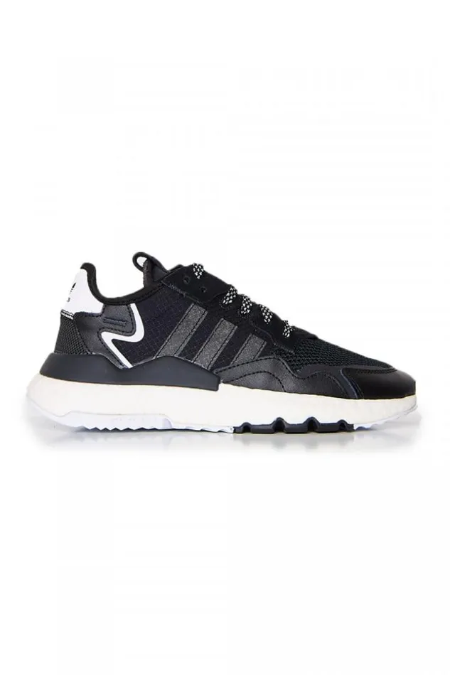 Women Nite Jogger Sneakers Black Adidas Black Brentiny Paris Sneakers