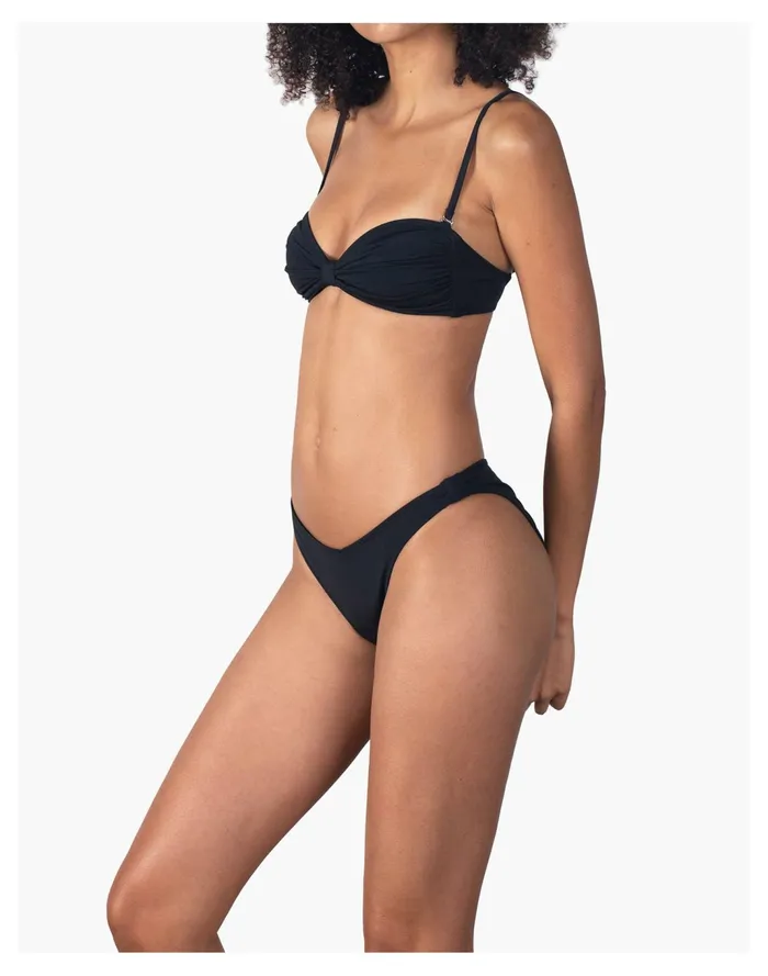 Women Novel Swim Raven Bikini Bottom Jet Black Madewell Swim Women Novel Swim Raven Bikini Bottom Jet Black Madewell Swim