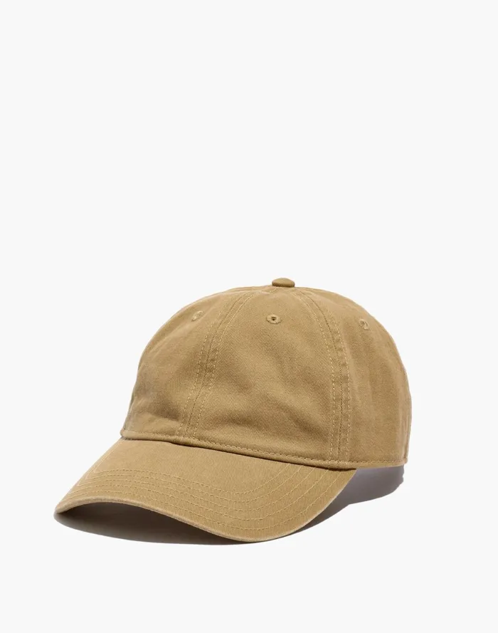 Women Organic Cotton Broken In Baseball Cap Olive Surplus Madewell Hats