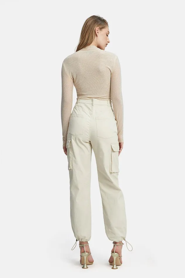 Women Pants Bardot Becca Cargo Pant In Tan Tan