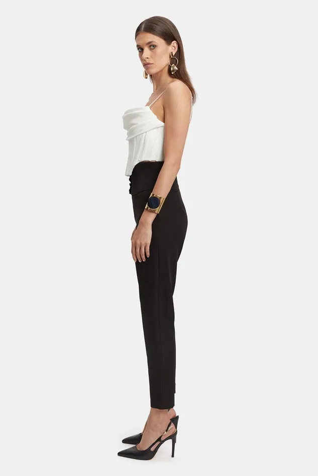 Women Pants Bardot Corset Pant In Black Black Women Pants Bardot Corset Pant In Black Black