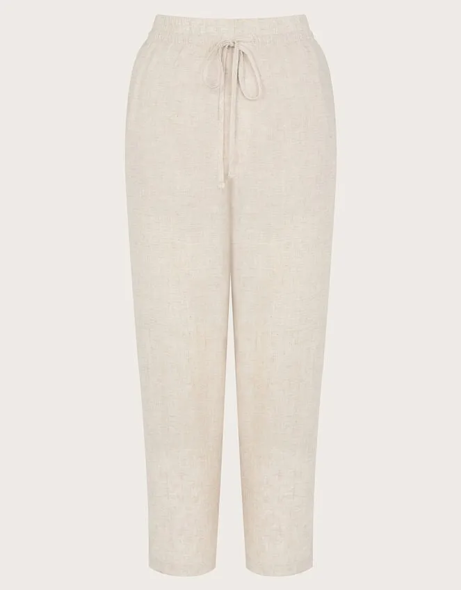 Women Penina Crop Trousers Natural Monsoon Beachwear and Swimwear
