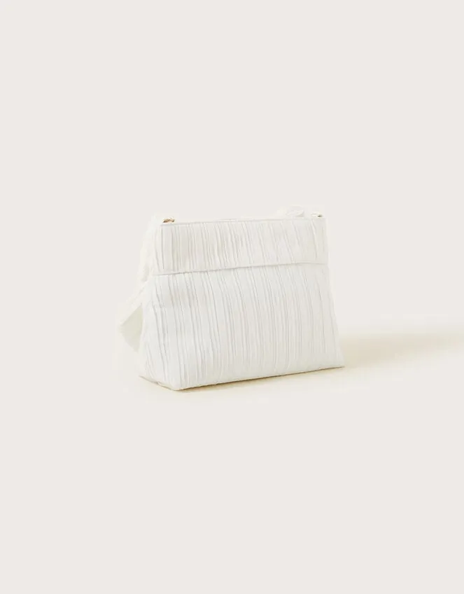 Women Pleated Bow Bag Monsoon Bags and Purses