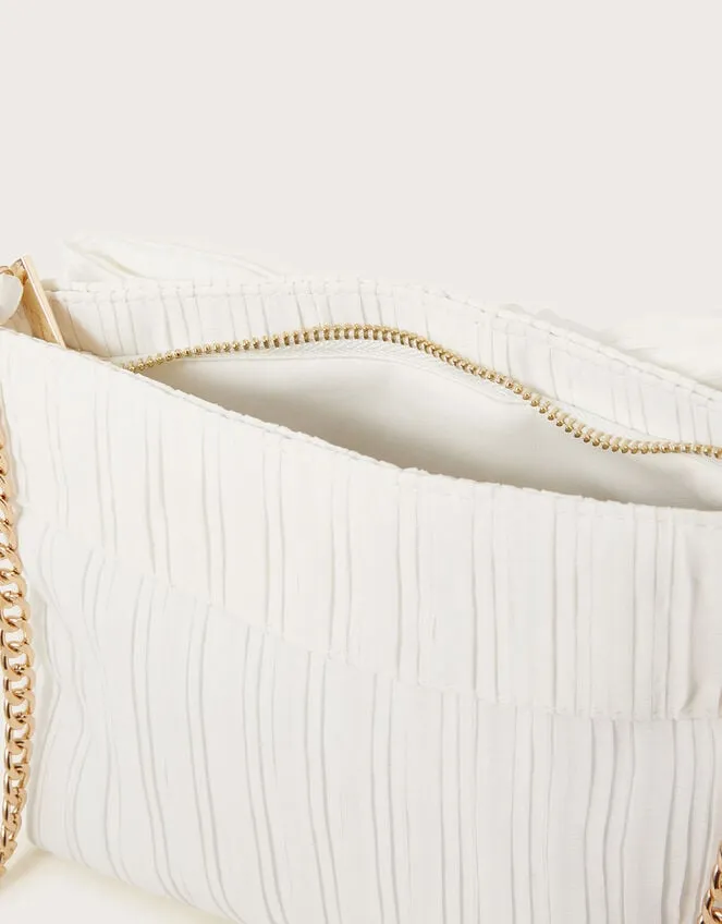 Women Pleated Bow Bag Monsoon Bags and Purses