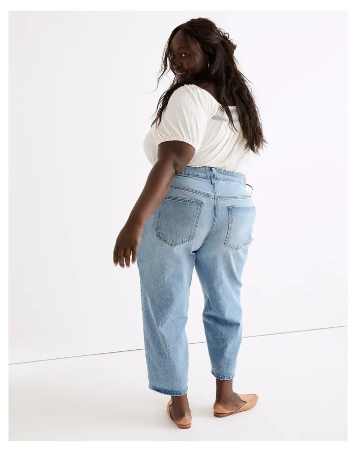 Women Plus Balloon Jeans In Whistler Wash Whistler Wash Madewell Jeans