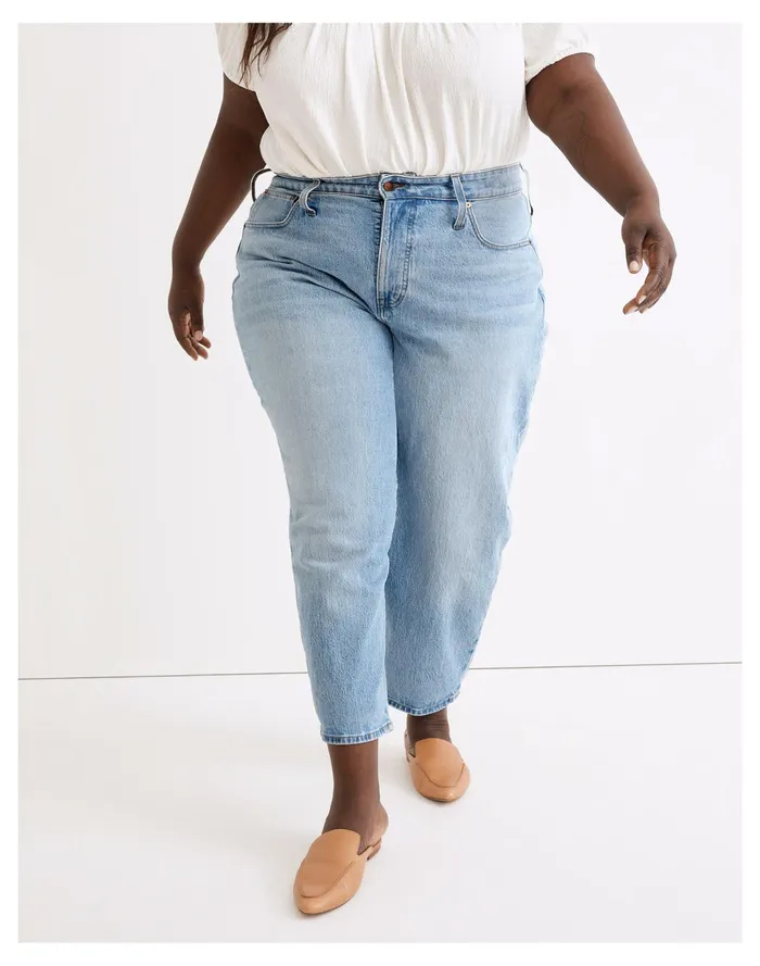 Women Plus Balloon Jeans In Whistler Wash Whistler Wash Madewell Jeans