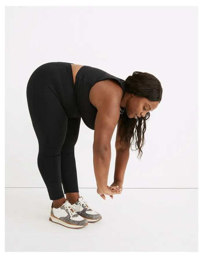 Women Plus Curvy MWL Form High Rise 25034 Leggings True Black Madewell MWL Athleisure Women Plus Curvy MWL Form High Rise 25034 Leggings True Black Madewell MWL Athleisure