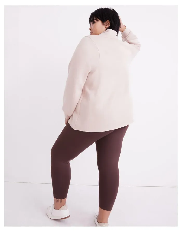 Women Plus MWL Betterterry Relaxed Turtleneck Sweatshirt Avalon Pink Madewell MWL Athleisure Women Plus MWL Betterterry Relaxed Turtleneck Sweatshirt Avalon Pink Madewell MWL Athleisure