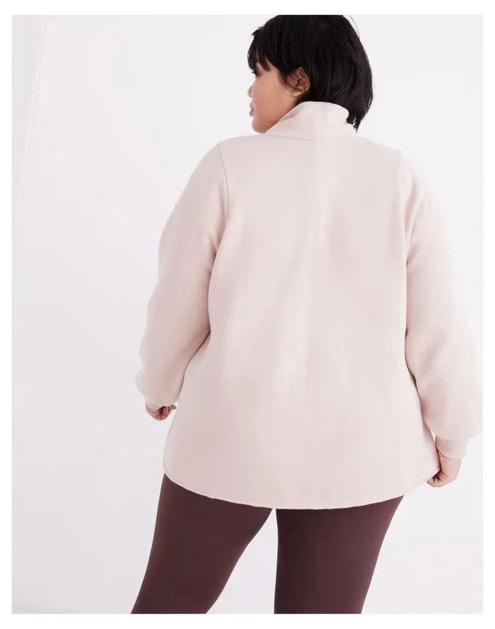 Women Plus MWL Betterterry Relaxed Turtleneck Sweatshirt Avalon Pink Madewell MWL Athleisure Women Plus MWL Betterterry Relaxed Turtleneck Sweatshirt Avalon Pink Madewell MWL Athleisure