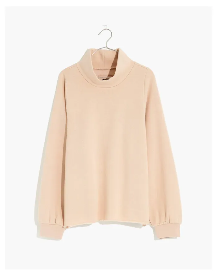 Women Plus MWL Betterterry Relaxed Turtleneck Sweatshirt Avalon Pink Madewell MWL Athleisure Women Plus MWL Betterterry Relaxed Turtleneck Sweatshirt Avalon Pink Madewell MWL Athleisure