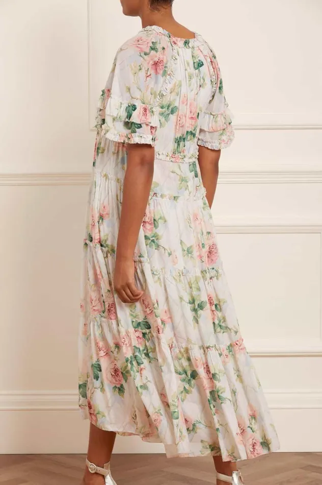 Women Printed Dresses Needle and Thread Harlequin Rose Dora Chiffon Ankle Gown Multi Women Printed Dresses Needle and Thread Harlequin Rose Dora Chiffon Ankle Gown Multi