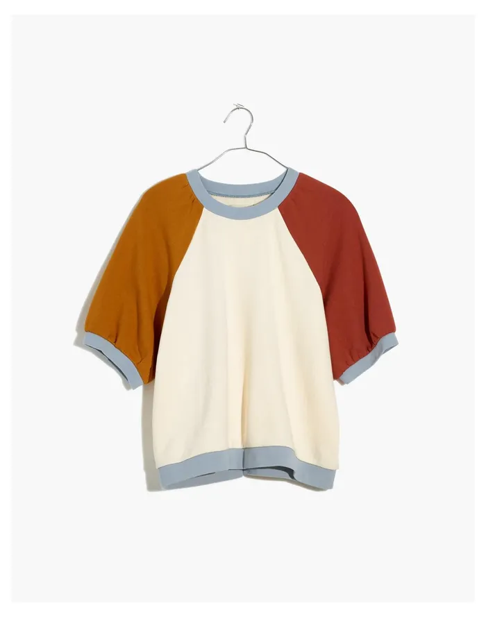 Women Puff Sleeve Sweatshirt Tee Antique Cream Madewell Sweatshirts and Sweatpants Women Puff Sleeve Sweatshirt Tee Antique Cream Madewell Sweatshirts and Sweatpants