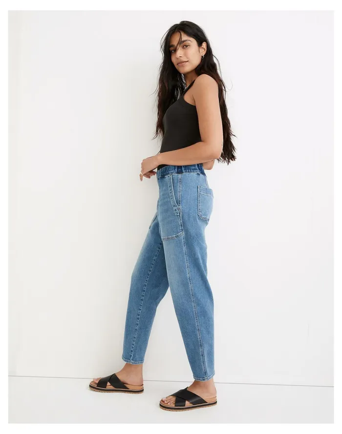 Women Pull On Relaxed Jeans In Boyer Wash Boyer Wash Madewell Pants Women Pull On Relaxed Jeans In Boyer Wash Boyer Wash Madewell Pants