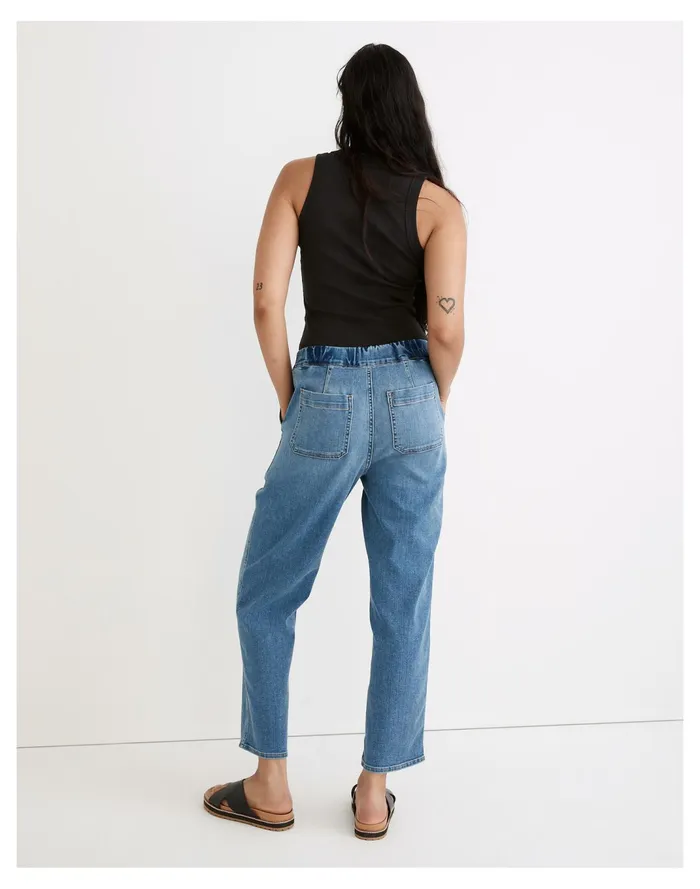 Women Pull On Relaxed Jeans In Boyer Wash Boyer Wash Madewell Pants Women Pull On Relaxed Jeans In Boyer Wash Boyer Wash Madewell Pants