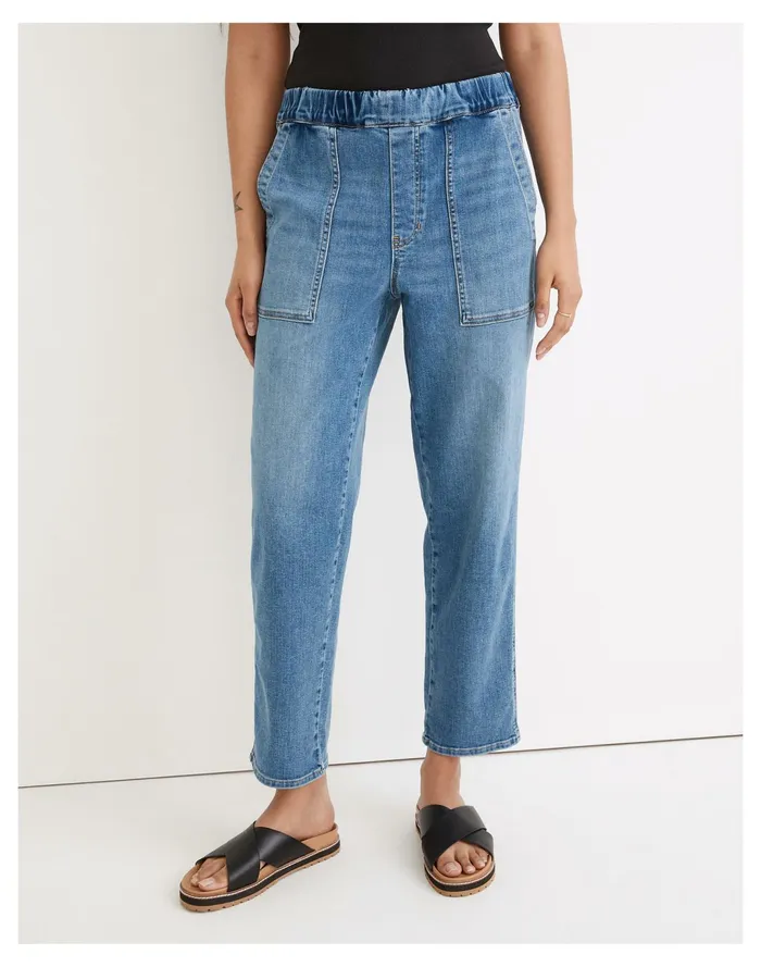 Women Pull On Relaxed Jeans In Boyer Wash Boyer Wash Madewell Pants Women Pull On Relaxed Jeans In Boyer Wash Boyer Wash Madewell Pants