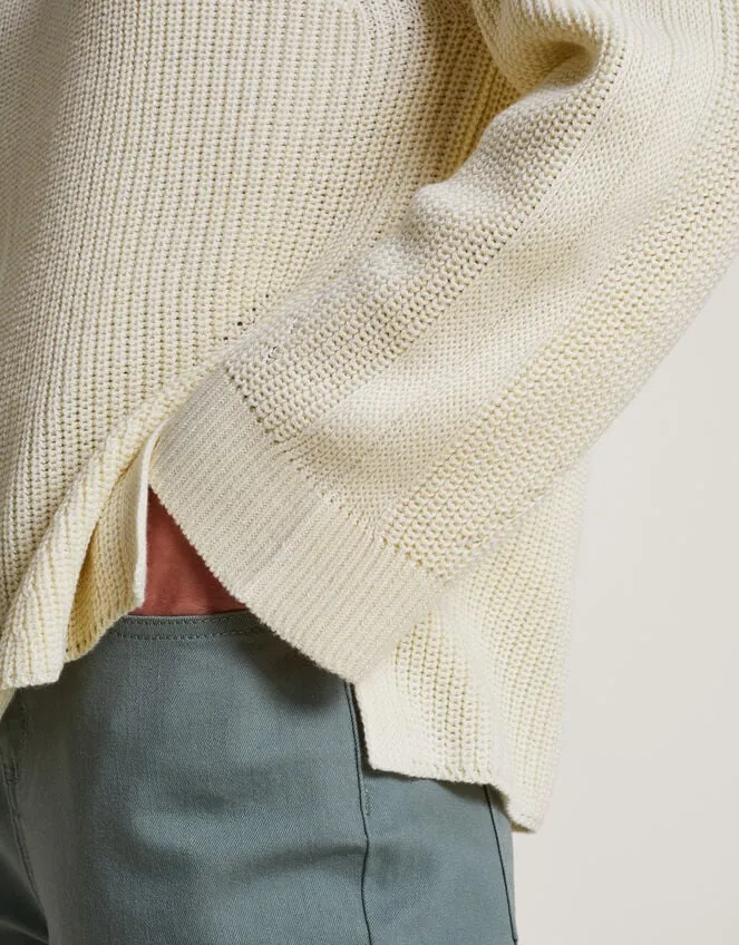 Women Rae Rib Jumper Ivory Monsoon Knitwear