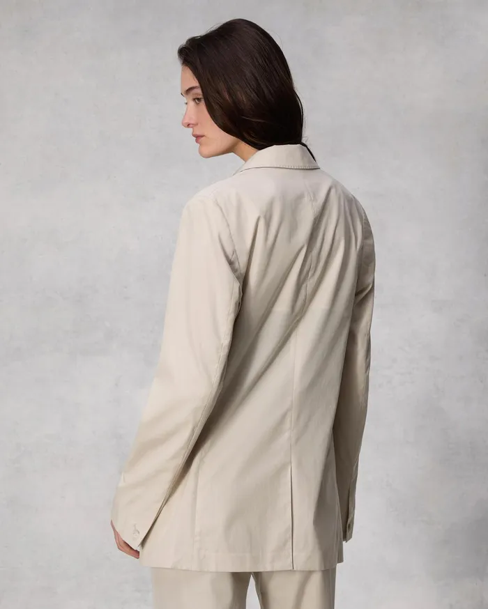 Women Rag and Bone Blazers and Vests Odessa Cotton Poplin Blazer Beige Women Rag and Bone Blazers and Vests Odessa Cotton Poplin Blazer Beige