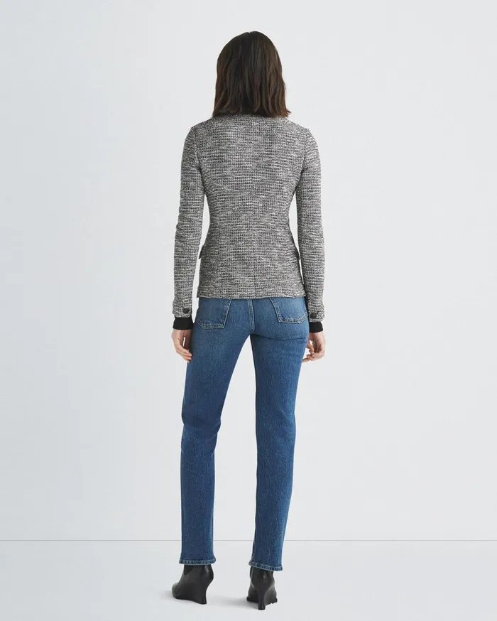 Women Rag and Bone Blazers and Vests Slade Italian Tweed Blazer Black Multi Women Rag and Bone Blazers and Vests Slade Italian Tweed Blazer Black Multi