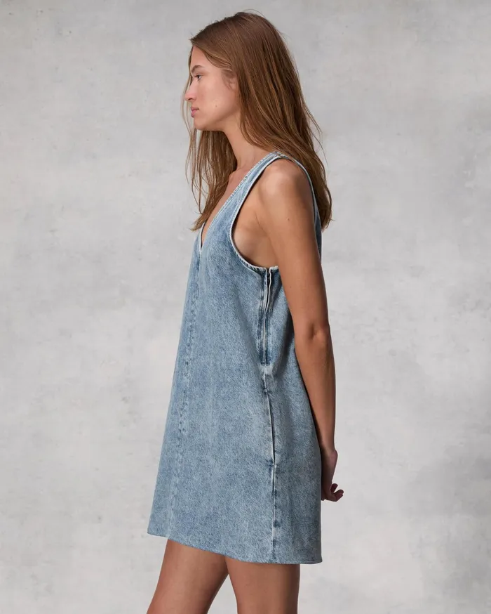 Women Rag and Bone Dresses and Skirts Naia Denim Dress Mari Women Rag and Bone Dresses and Skirts Naia Denim Dress Mari