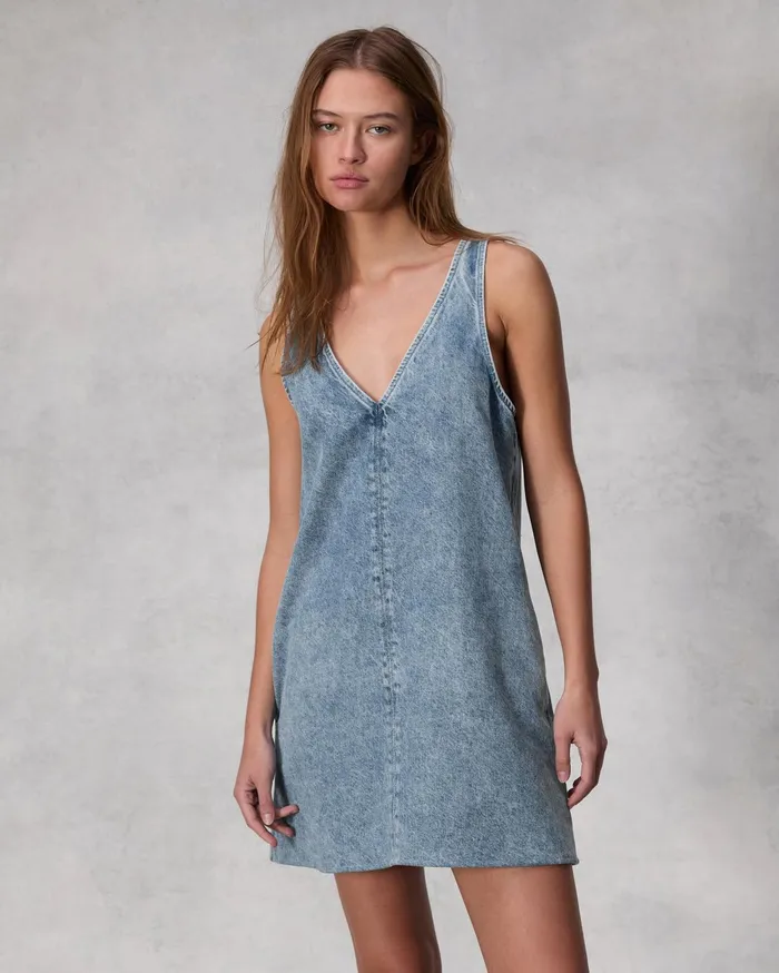 Women Rag and Bone Dresses and Skirts Naia Denim Dress Mari Women Rag and Bone Dresses and Skirts Naia Denim Dress Mari