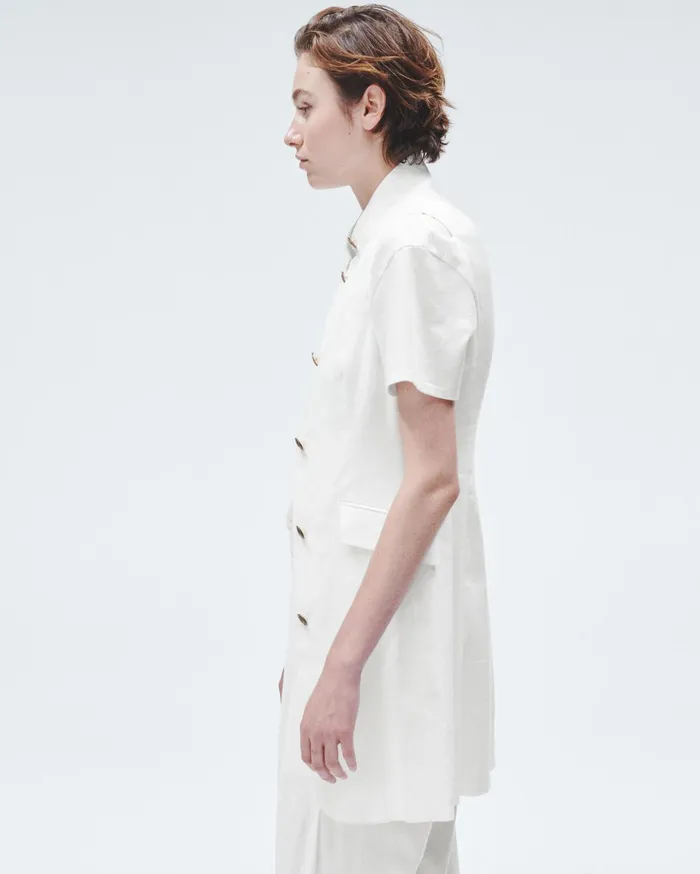 Women Rag and Bone Dresses and Skirts Slade Linen Vest Dress White