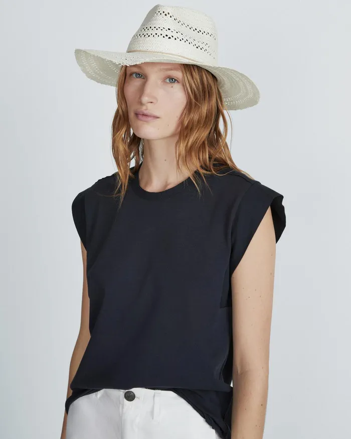 Women Rag and Bone Hats Elle Perf Fedora Ivory Women Rag and Bone Hats Elle Perf Fedora Ivory