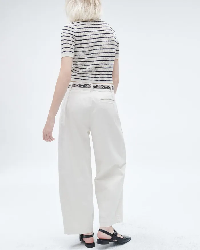 Women Rag and Bone Pants Donovan Cropped Cotton Pant Turtledove Women Rag and Bone Pants Donovan Cropped Cotton Pant Turtledove