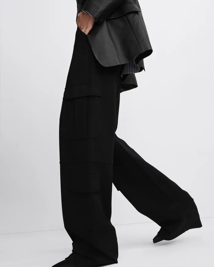 Women Rag and Bone Pants Irina Ponte Cargo Pant Black Women Rag and Bone Pants Irina Ponte Cargo Pant Black